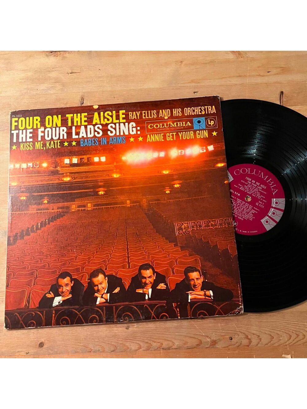 The Four Lads - Four on the Aisle 33rpm VG+ VR21